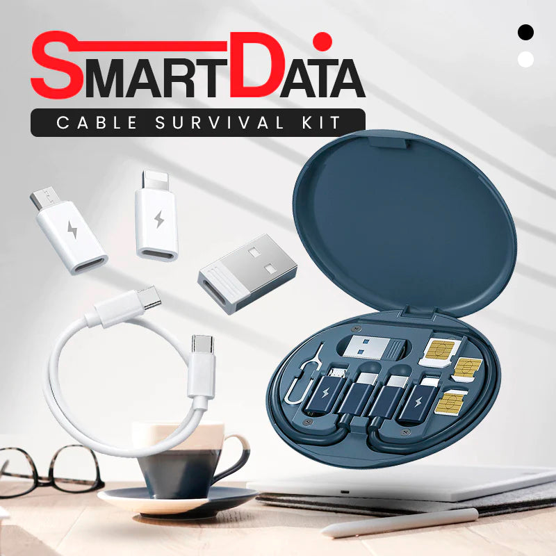 9 in 1 Smart Data Cable Survival Kit